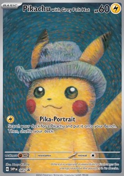 Pikachu with Grey Felt Hat