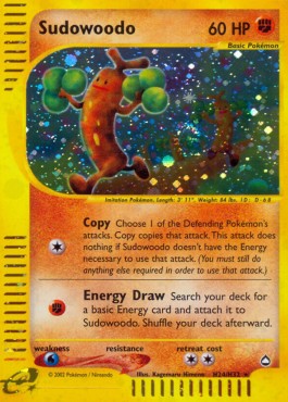 Sudowoodo  (AQ H24)