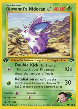 Giovanni's Nidoran [M]
