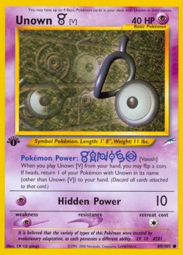 Unown [V]