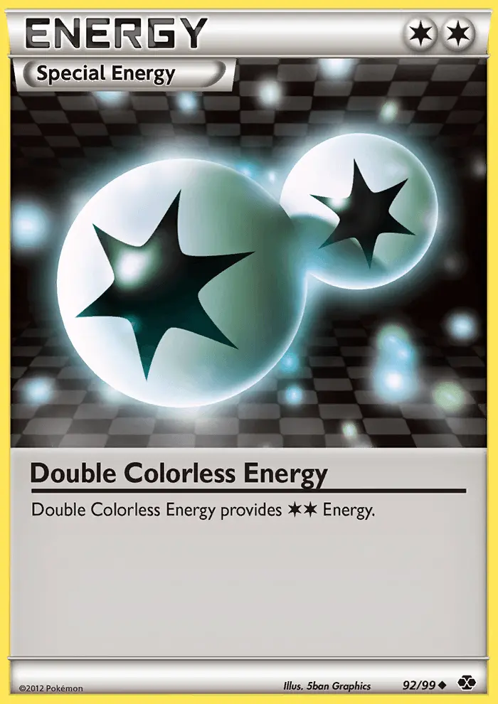 Double Colorless Energy