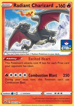 Radiant Charizard  (SEA CRZ 020)