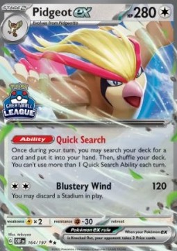 Pidgeot ex  (SEA OBF 164)