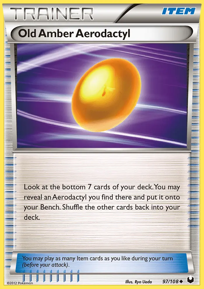 Old Amber Aerodactyl