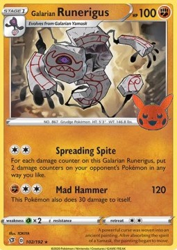 Galarian Runerigus  (BOO23 RCL 102)