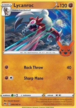 Lycanroc  (BOO23 VIV 095)