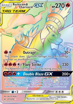 Reshiram & Charizard GX