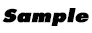 Sample symbol